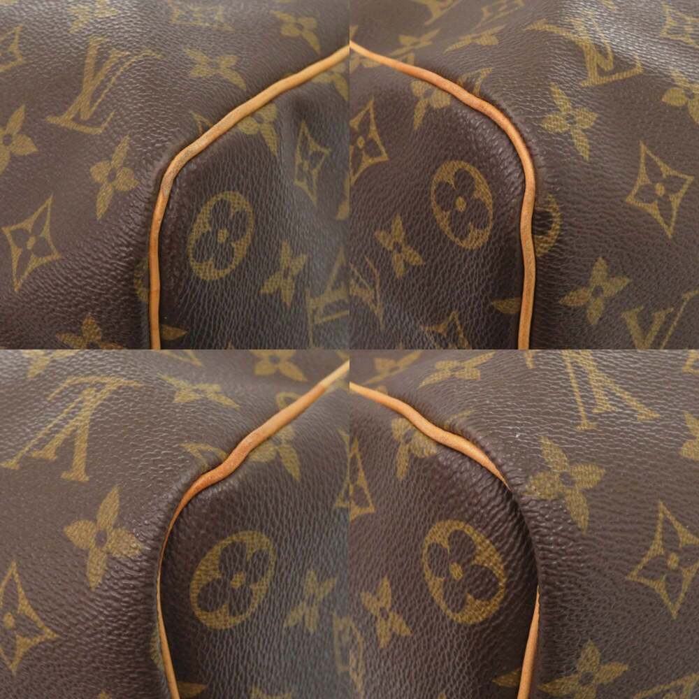 LOUIS VUITTON Authentic Brown Monogram Keepall 45 Boston Bag - Picture 4 of 10